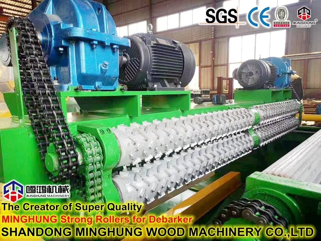 Wood Log Debarker for Veneer Production Line